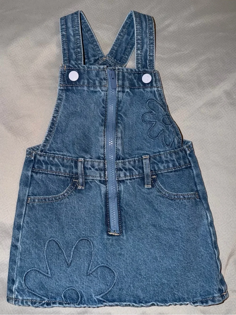 Old Navy Blue Denim Pinafore Overall Dress
